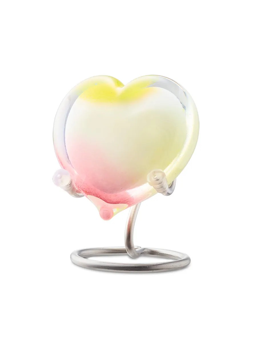 Pebble heart pastel opaque