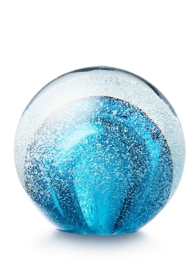 Stardust-line bulb transparant tiffany blue