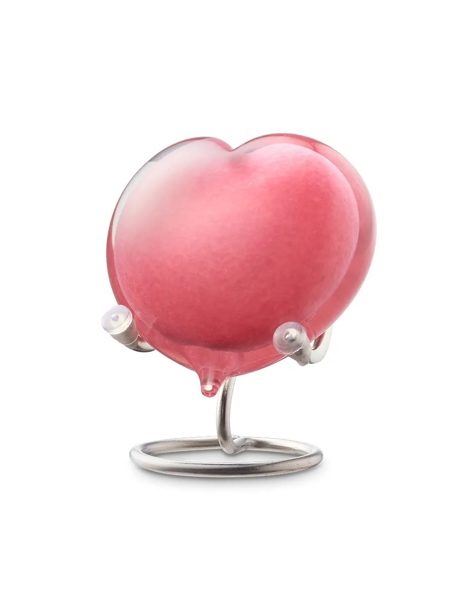 Pebble Heart Baby Roze